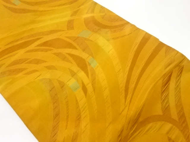 ふくれ織曲線模様織出し名古屋帯